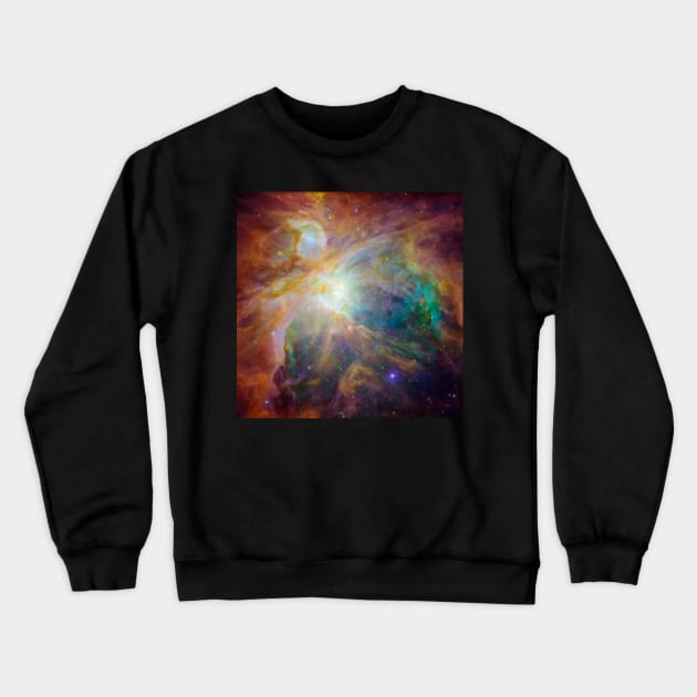 Planet Star Crewneck Sweatshirt by OlesiaArt